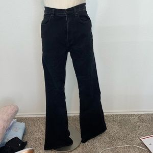 Abercrombie Black Curve Love Flares